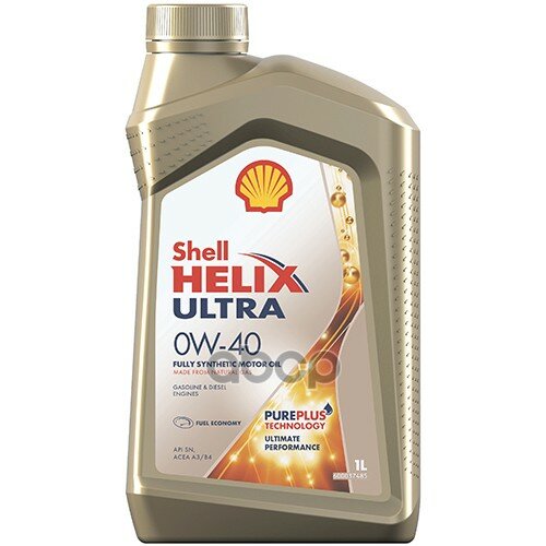 Shell Масло Shell Helix Ultra 0w-40 Sn/Cf 1л