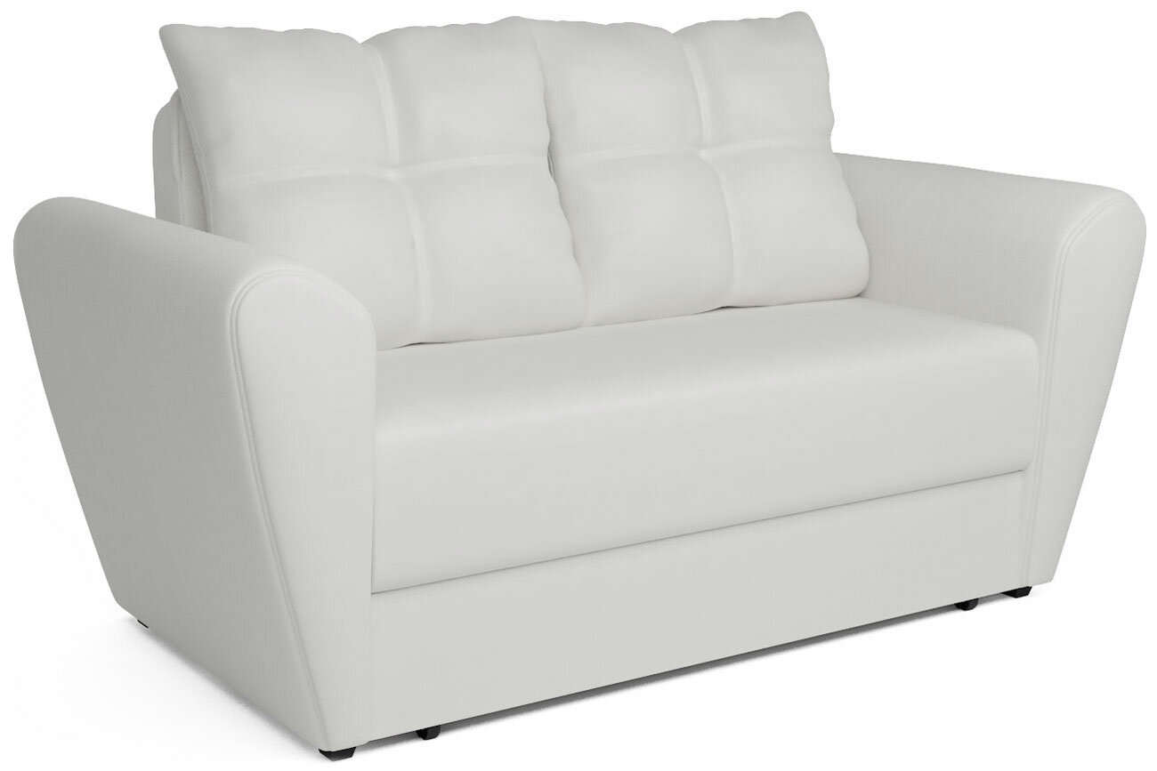 Выкатной диван Мебель-Арс Квартет (эко-кожа белая)