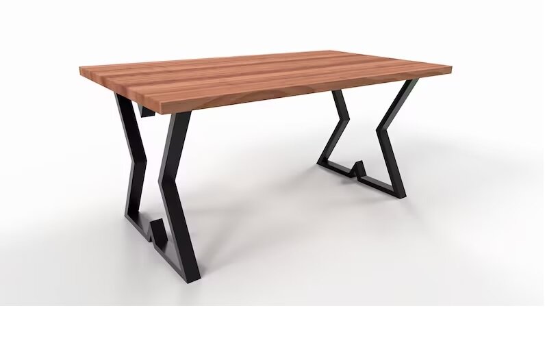 Подстолье/опора из металла для стола в стиле Лофт Модель 13 (2 штуки) - фотография № 2