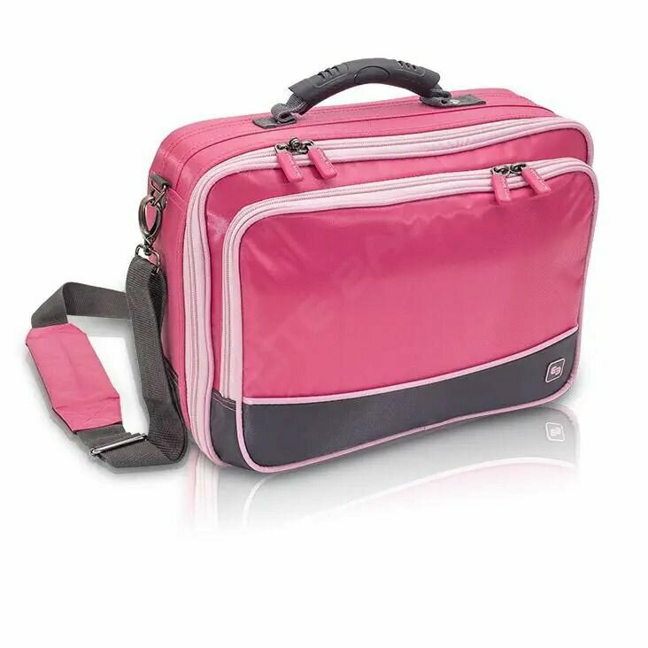 Сумка медсестры Elite Bags Community's EB01.009 (Испания) медицинская для переноски инструментов / на плечо / объем до 12 л вес до 3.5 кг / розовая