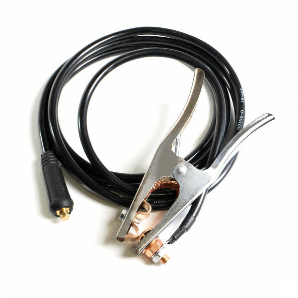 фото Кабель сварочный, зажим на массу 300А, 3 м, 16 кв. мм, 10-25, WGC16300 Rodeo Rodeo WGC16300