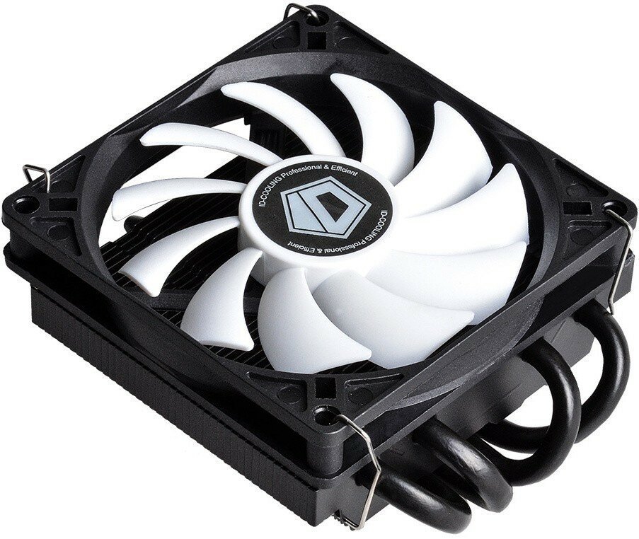 Кулер ID-COOLING IS-40X V2 (36шт/кор, TDP 100W, PWM, 4 тепл.трубки прямого контакта, FAN 92mm, черный) BOX