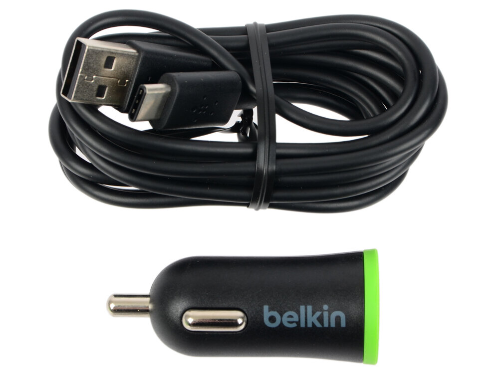 Автомобильное зарядное устройство Belkin F7U002bt06-BLK 2.1A черный