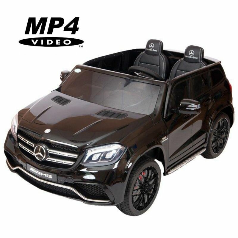 Внедорожники и джипы Harley Bella Детский электромобиль Mercedes Benz GLS63 LUXURY 4WD 12V MP4 - Black - HL228-LUX-MP4