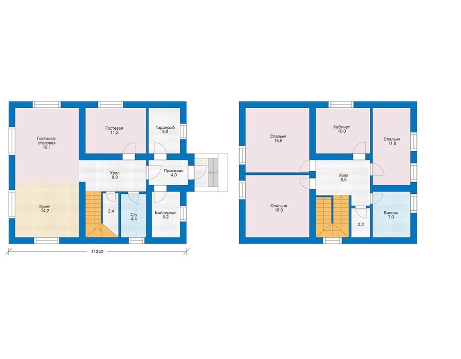 Проект дома Plans-73-41 (148 кв.м, кирпич) - фотография № 2