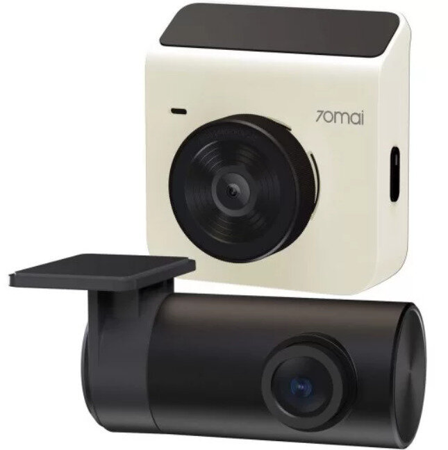 Видеорегистратор 70mai Dash Cam A400-1 (White) + Камера заднего вида RC09 (Русская версия)