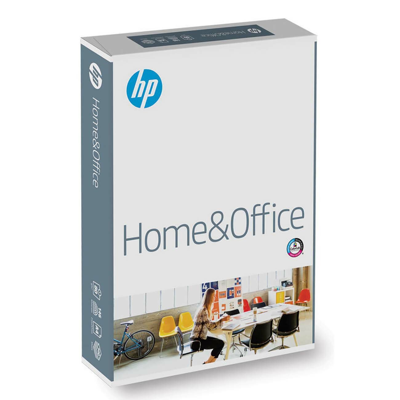 Бумага для принтера A4 International Paper HP Home&Office A4/80г/кв.м/500л/белый CIE146%