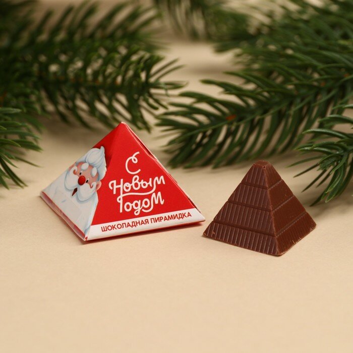 Фабрика счастья Шоколадная пирамидка «С новым годом», 6, 5 г. - фотография № 1