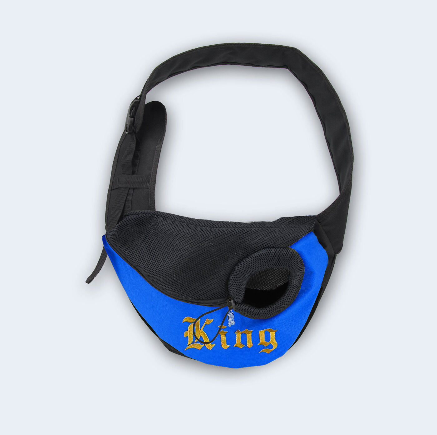 Слинг Melenni Стандарт King XS синий/черная сетка, 33Х19Х9, см;Вес: 220 гр.
