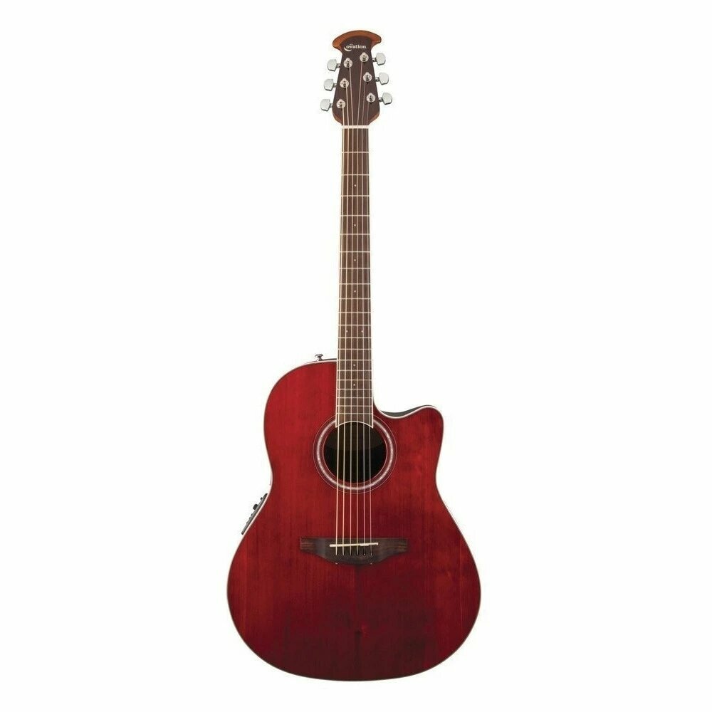 Гитара электроакустическая Ovation Celebrity® Standard Mid-Depth CS24-RR Ruby Red