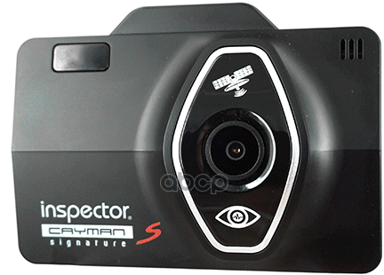 Антирадар С Видеорегистратором Inspector Cayman S, Ambarella A12a Full-Hd,Gps, Стрелка, Сигнатурный Inspector арт. CAYMANS