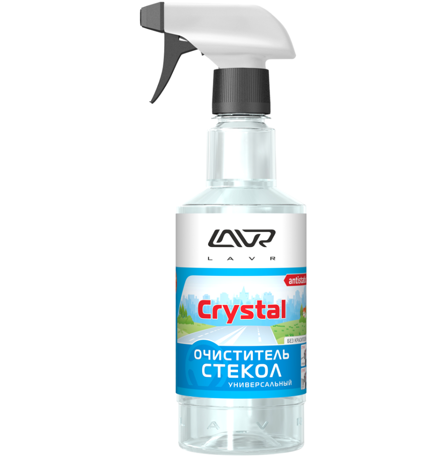 Очиститель стекол кристалл с триггером LAVR next 0,455L LN1601
