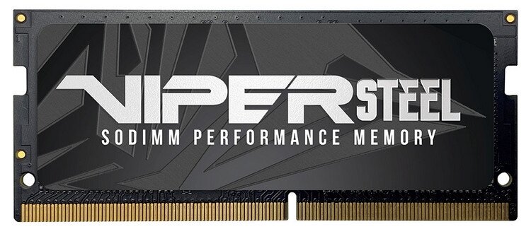 Оперативная память Patriot Viper Steel SO-DIMM (PVS416G266C8S) 16Gb DDR4 2666Mhz PC4-21300 CL18 260-pin 1.25В RTL
