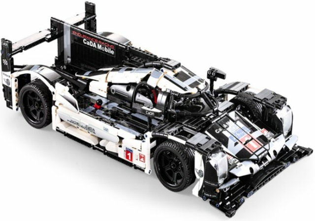 Конструктор Double Eagle CaDa Гоночный автомобиль Porsche 919, 1586 дет., в коробке C61016W