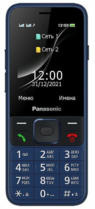 Мобильный телефон Panasonic KX-TF200RUC, синий
