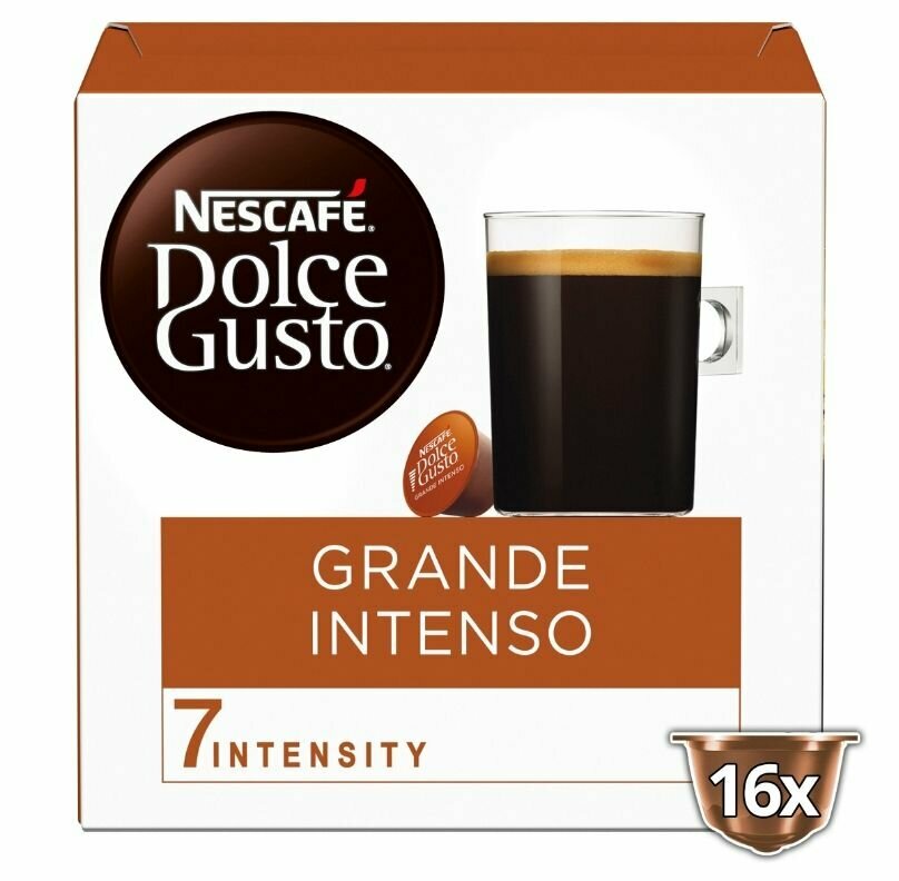 Кофе в капсулах Nescafe Dolce Gusto Grande Intenso 6 x 16 / Нескафе Дольче Густо Интенс 96 шт - фотография № 2