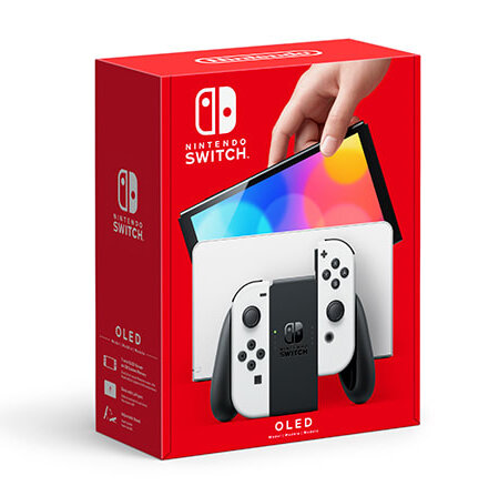 Nintendo Игровая приставка Nintendo Switch OLED-модель (белая)