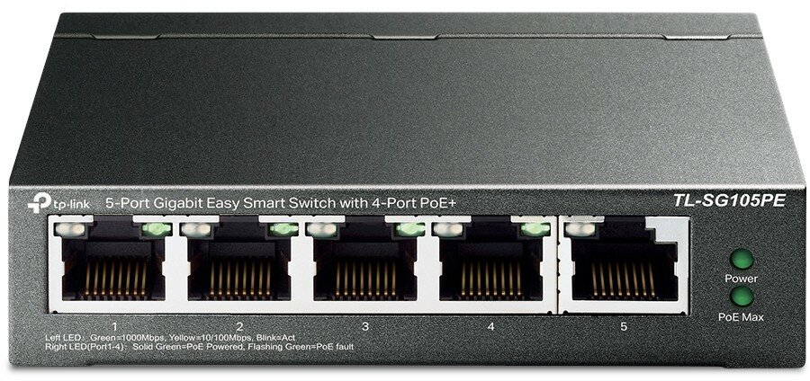 Коммутатор (switch) TP-Link TL-SG105PE