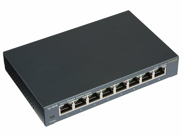 Коммутатор TP-Link Коммутатор TP-Link TL-SG108 8 портов 1Гбит/сек.