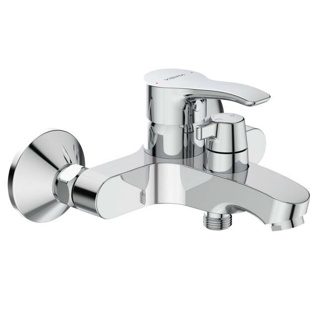 смеситель для ванны VIDIMA Meloy короткий излив хром