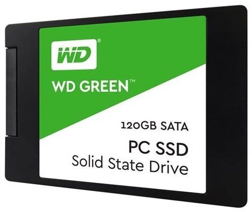 SSD диск WESTERN DIGITAL 2.5" Green 120Gb SATA III 3D TLC (WDS120G2G0A)