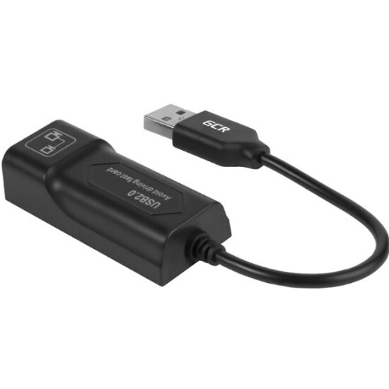 Конвертер-переходник GCR USB 2.0 -> LAN RJ-45 (-LNU202)