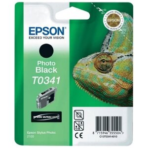 Epson Картридж Epson C13T03414010 T0341 Black черный