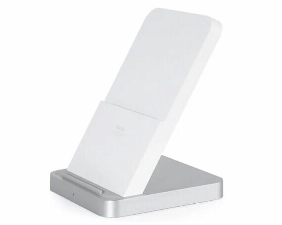 фото Беспроводное зарядное устройство Xiaomi Vertical Air-Cooled Wireless Charger 30W белая