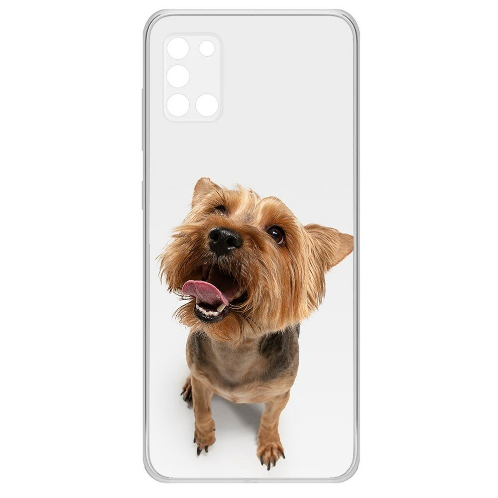 Чехол-накладка Krutoff Clear Case Йоркширский терьер для Samsung Galaxy A31 (A315)