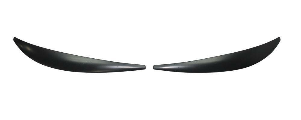 Накладки на передние фары CUBECAST для Lada Vesta SW Cross / Лада Веста 2015- 2 детали в комплекте пластиковые реснички брови молдинги