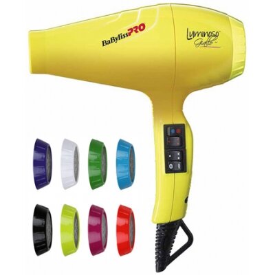 Фен для волос BaByliss Pro Luminoso BAB6350IYE с ионизацией 2100 Ватт 2,7 м.