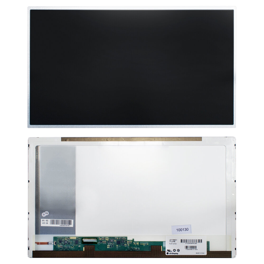Матрица для ноутбука 17.3 1600x900 HD+ 40 pin LVDS Normal LED TN без крепления матовая. PN: