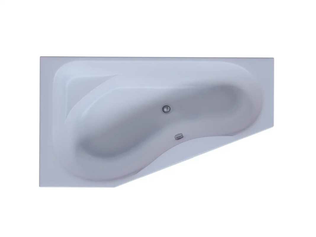 Aquatek Акриловая ванна Медея 170 х 95 см, без фронтального экрана, цвет белый, левая/правая