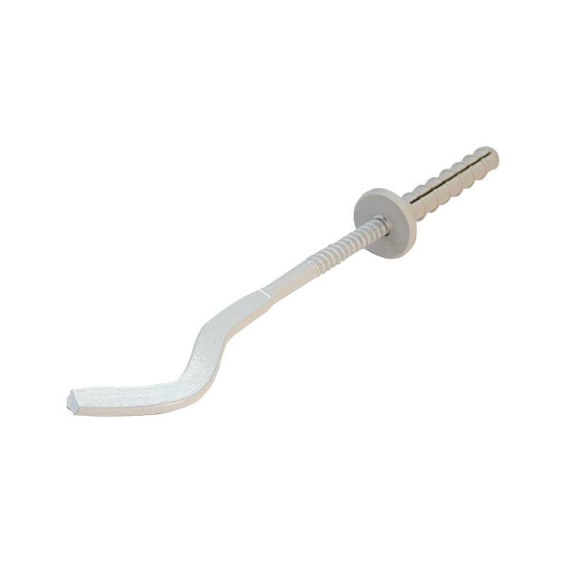 фото Кронштейн штыревой плоский с дюбелем 9х260м (50шт кор.) VALFEX 402009260