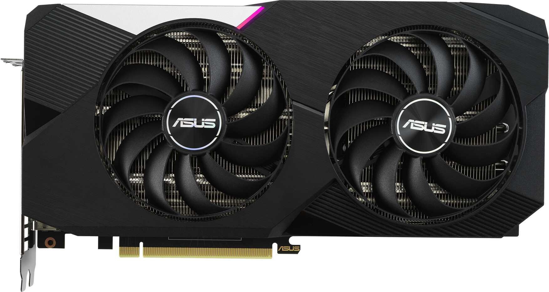 Видеокарта Asus PCI-E 4.0 DUAL-RTX3060TI-O8G-V2 NVIDIA GeForce RTX 3060Ti 8192Mb 256 GDDR6 1710/14000 HDMIx2 DPx3 HDCP Ret