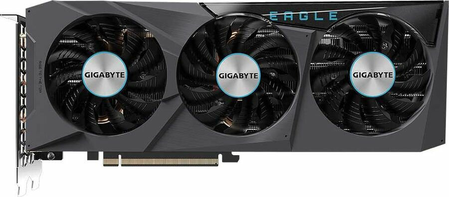 Видеокарта Gigabyte PCI-E 4.0 GV-N3070EAGLE OC-8GD NVIDIA GeForce RTX 3070 8192Mb 256 GDDR6 1815/14000/HDMIx2/DPx2/HDCP Ret