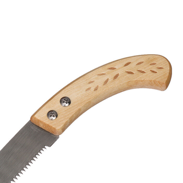 Ножовка садовая, 240 мм, деревянная ручка./В упаковке шт: 1 - фотография № 3