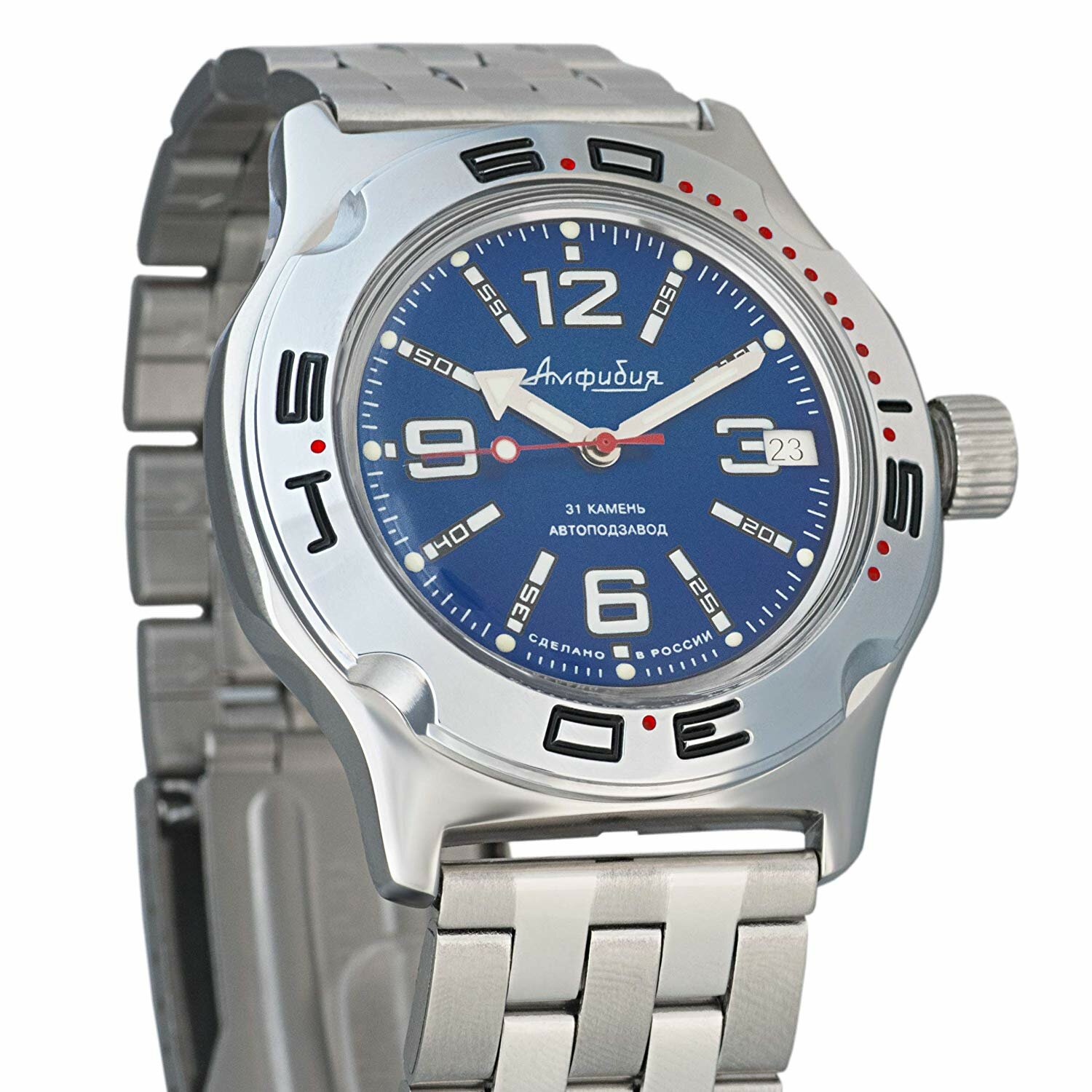 Восток Амфибия 100316 механические российские часы