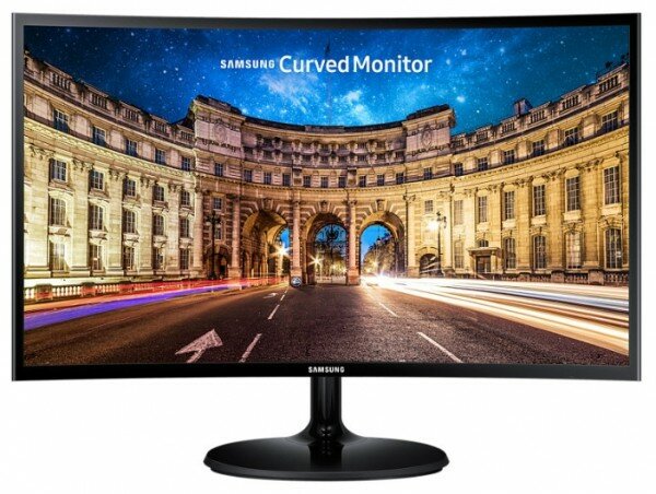 Монитор Samsung 23.5" C24F390FHI черный LC24F390FHIXCI