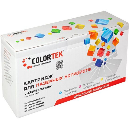 Картридж Colortek HP CE505X/CF280X