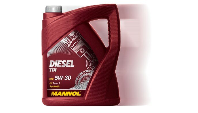 MANNOL Diesel TDI SAE 5w-30 (5л.) Синт.моторное масло API SN/CF; ACEA С2 С3; Dexos2; VW 505.01/502.00