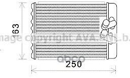 Радиатор Отопителя Hyundai H1/Starex 2.4/2.5td 97- Ava арт. HYA6232