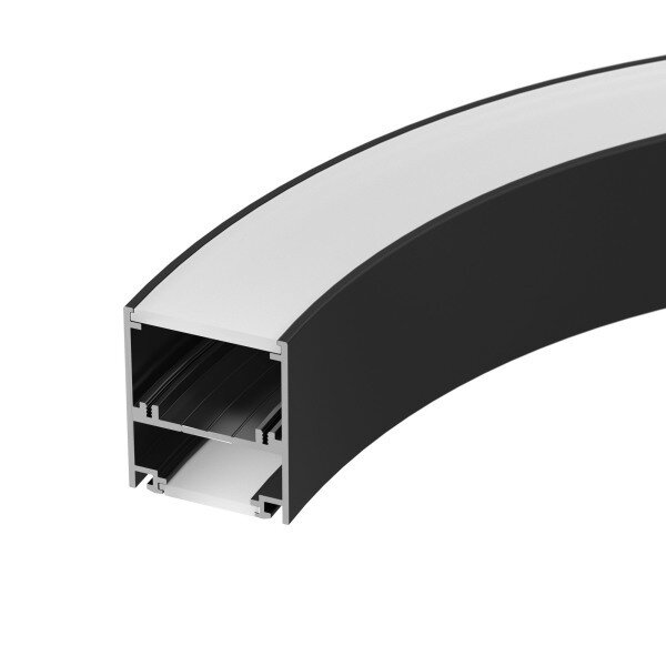 Профиль SL-ARC-5060-D1000-A90 BLACK (дуга 1 из 4) Arlight 029268 - фото №1