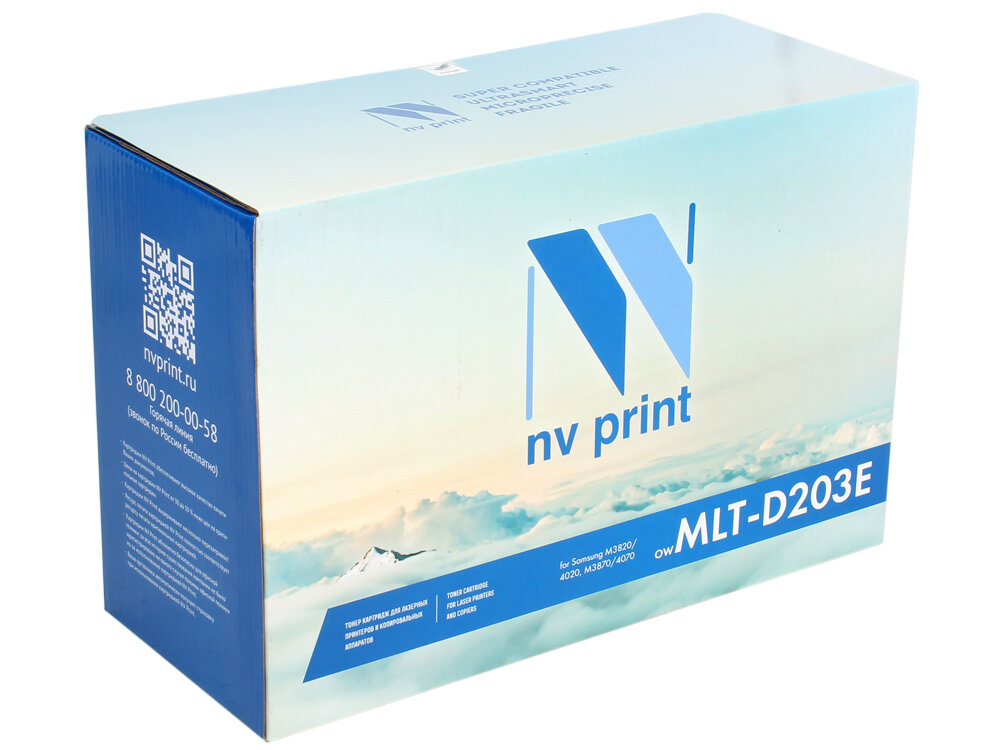 Картридж NV-Print LS-203E для Samsung SL-M3820D M4020ND M3870FD черный с чипом 10000стр MLT-D203E