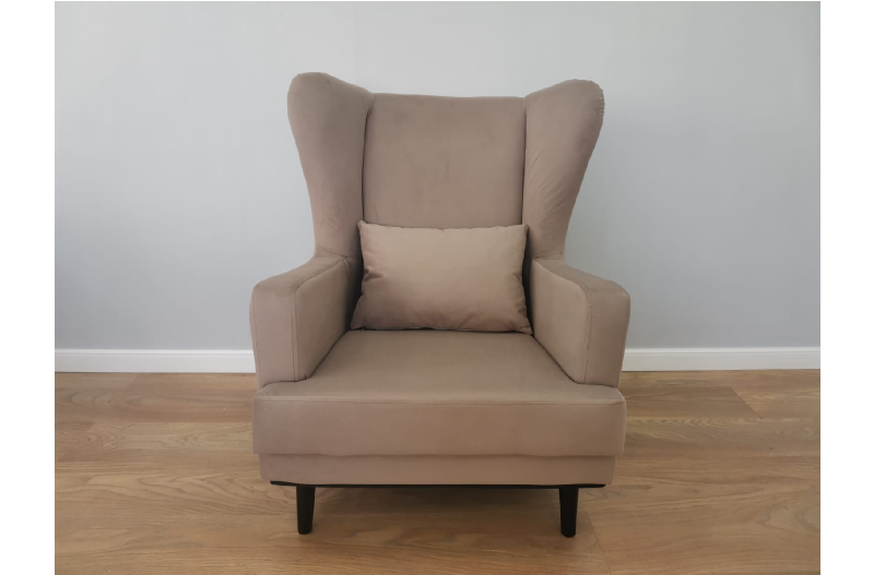 Кресло для отдыха томас (Оскар) цвет светло коричневый brown 05 - фотография № 4