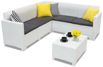 Комплект мебели Bica Nebraska Corner Set белый 9075