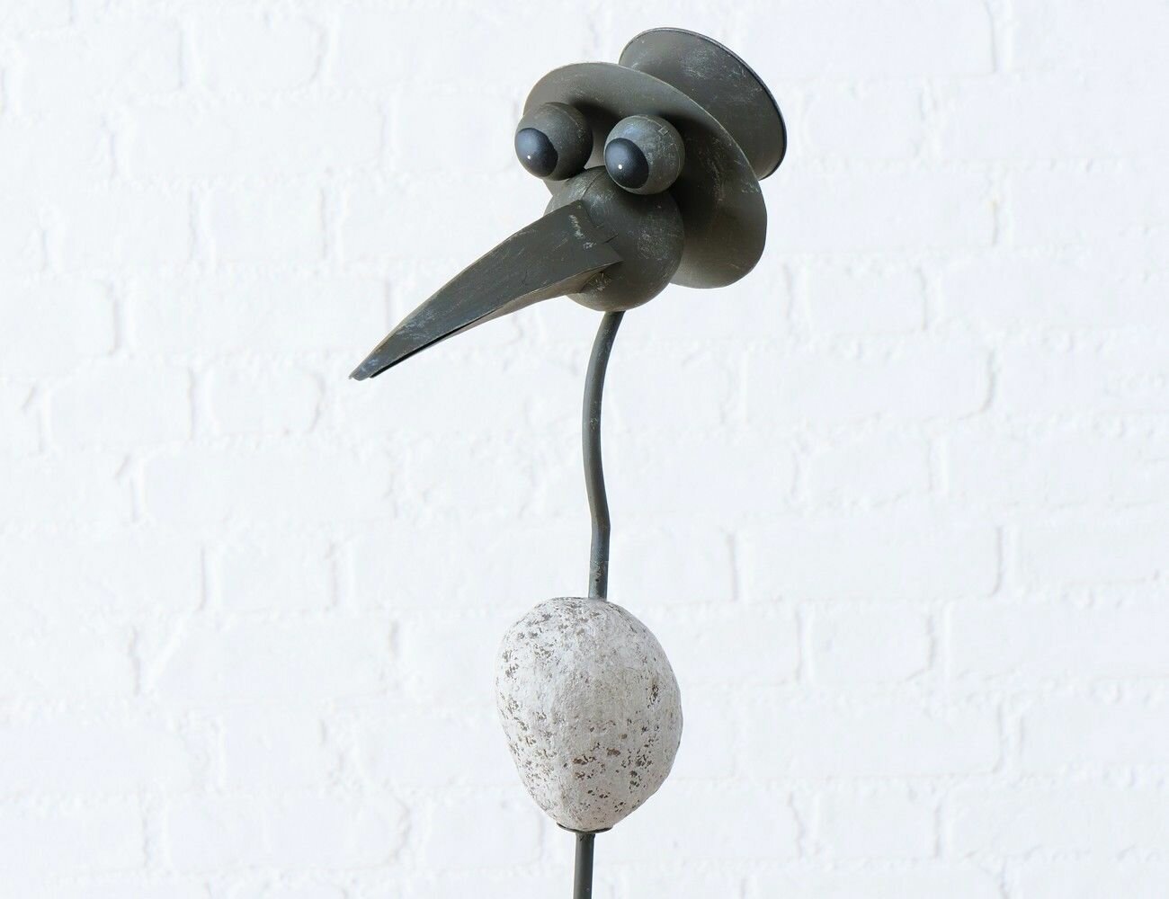 Штекер садовый "Птички чакки", металлические, серые, 120 см (2 шт.), Boltze - фотография № 4