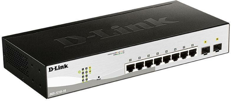 Коммутатор настраиваемый D-Link DGS-1210-10/FL1A