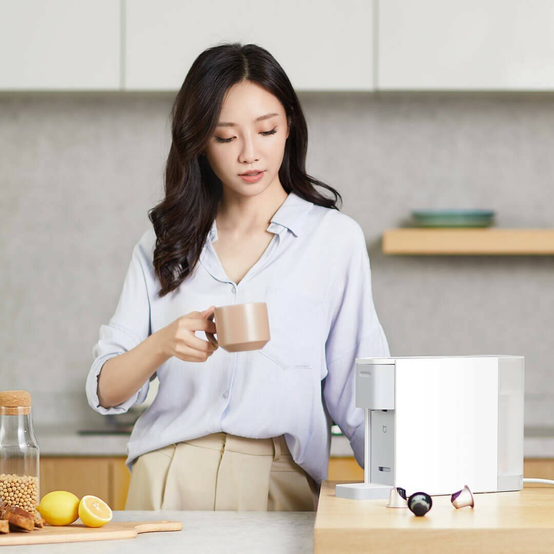 Кофемашина капсульная Xiaomi Mijia Capsule Coffee Machine White (S1301) - фотография № 3