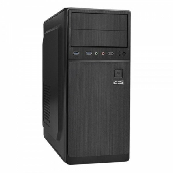 Корпус Miditower ExeGate EX287143RUS XP-402U2-450W-12 (ATX, БП XP450 с вент. 12см, 1*USB+2*USB3.0, аудио, черный)